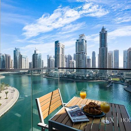 دبي Lux - Contemporary Suite With Full Marina View المظهر الخارجي الصورة