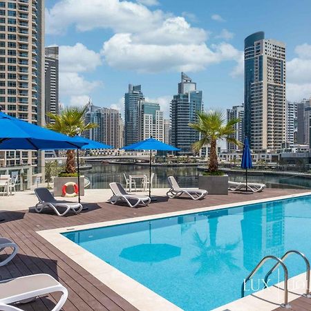 دبي Lux - Contemporary Suite With Full Marina View المظهر الخارجي الصورة