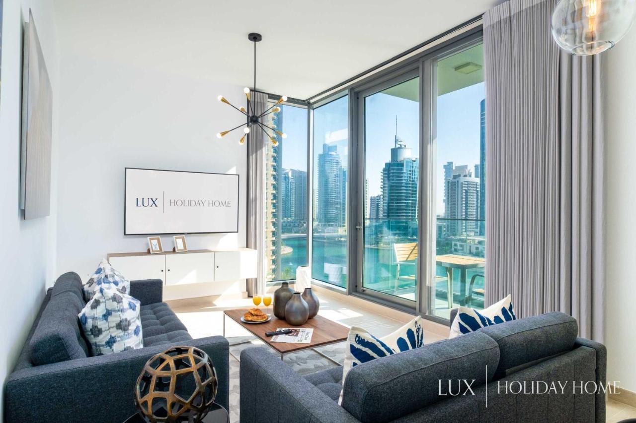 دبي Lux - Contemporary Suite With Full Marina View المظهر الخارجي الصورة