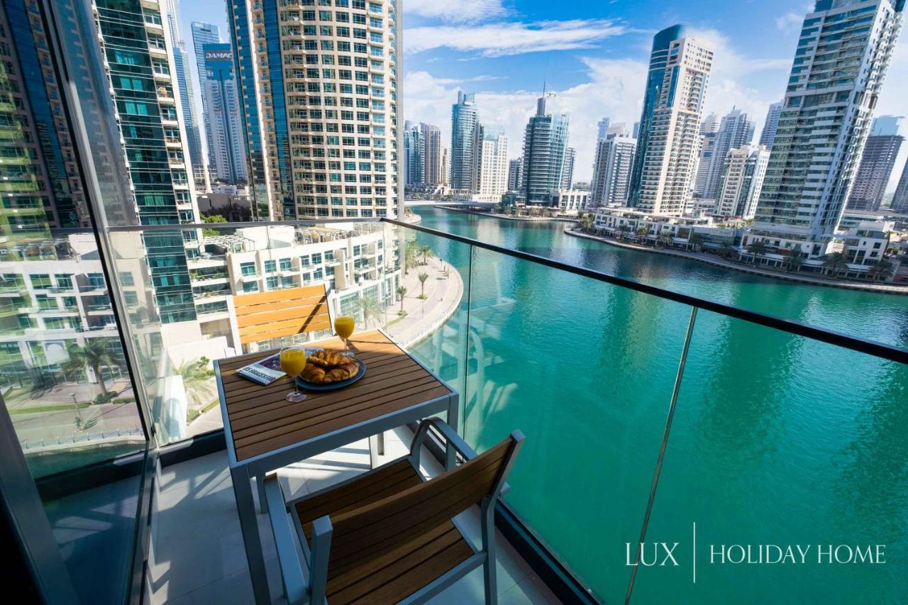 دبي Lux - Contemporary Suite With Full Marina View المظهر الخارجي الصورة