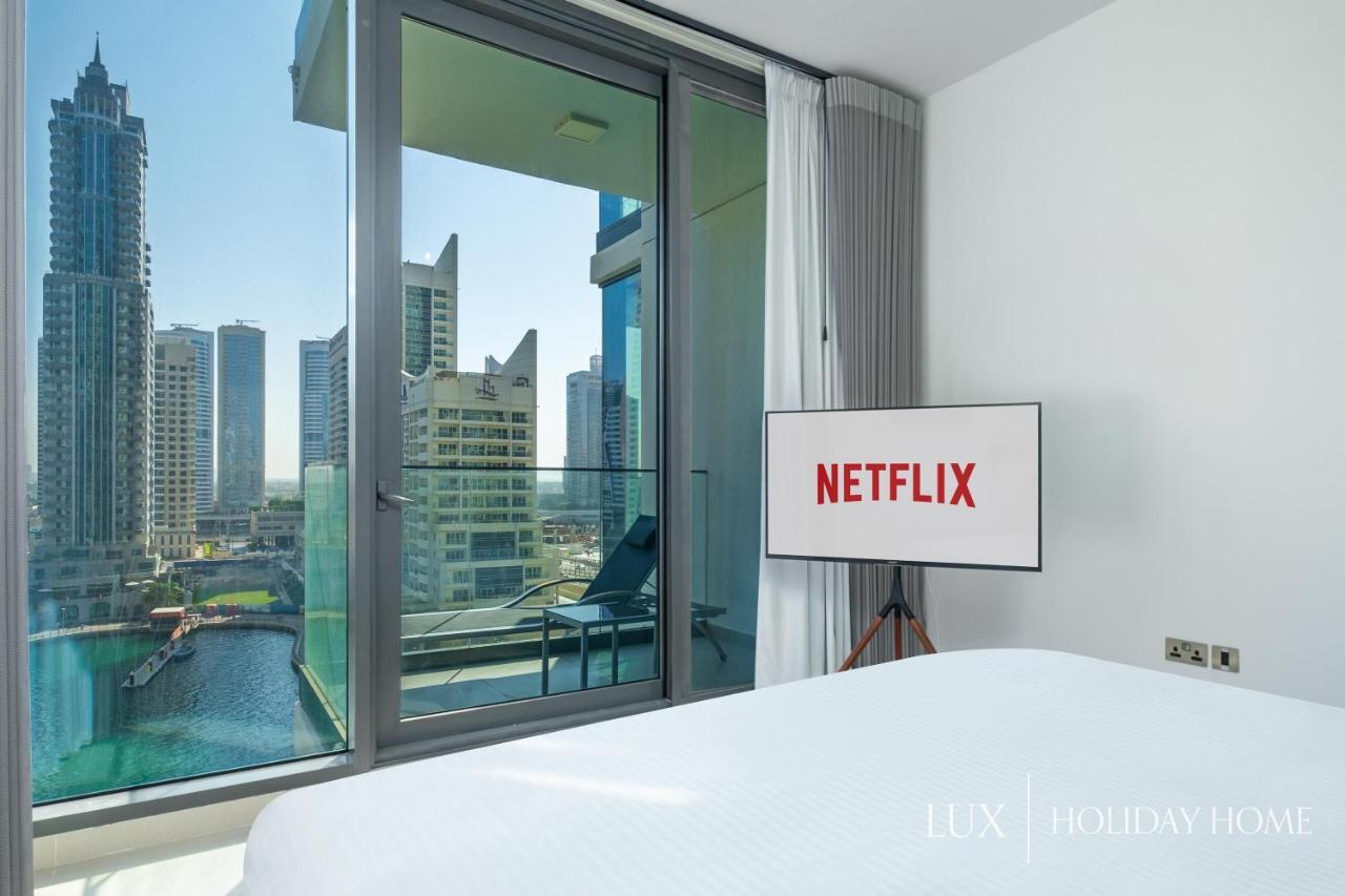 دبي Lux - Contemporary Suite With Full Marina View المظهر الخارجي الصورة
