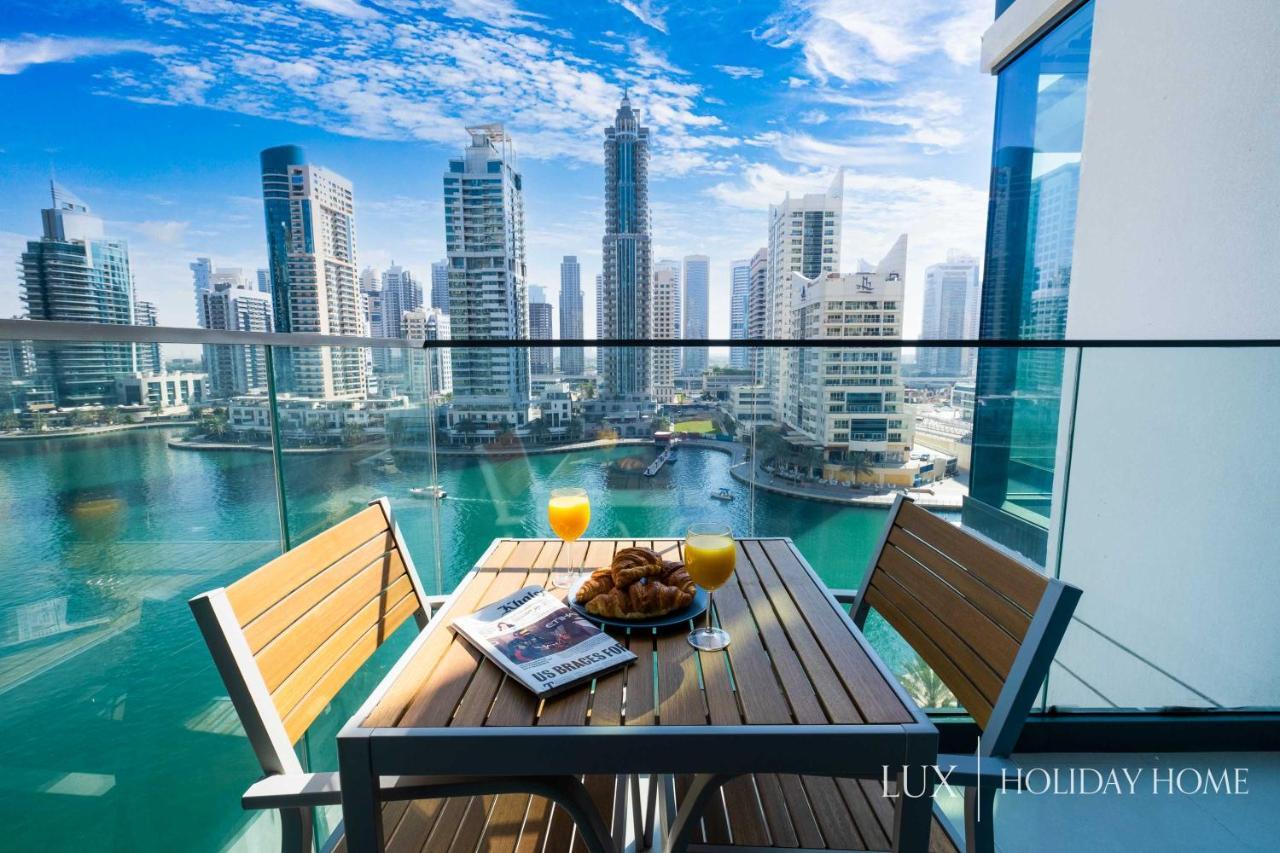 دبي Lux - Contemporary Suite With Full Marina View المظهر الخارجي الصورة
