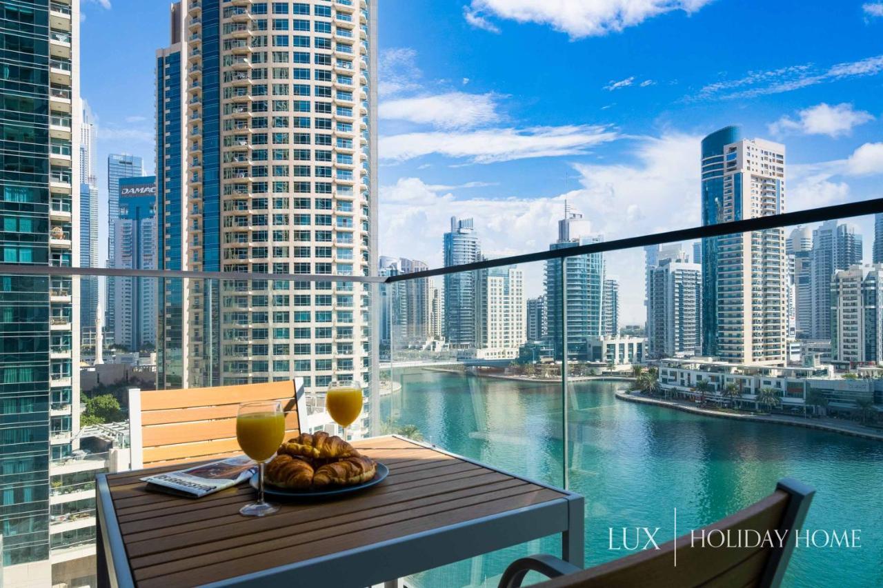 دبي Lux - Contemporary Suite With Full Marina View المظهر الخارجي الصورة