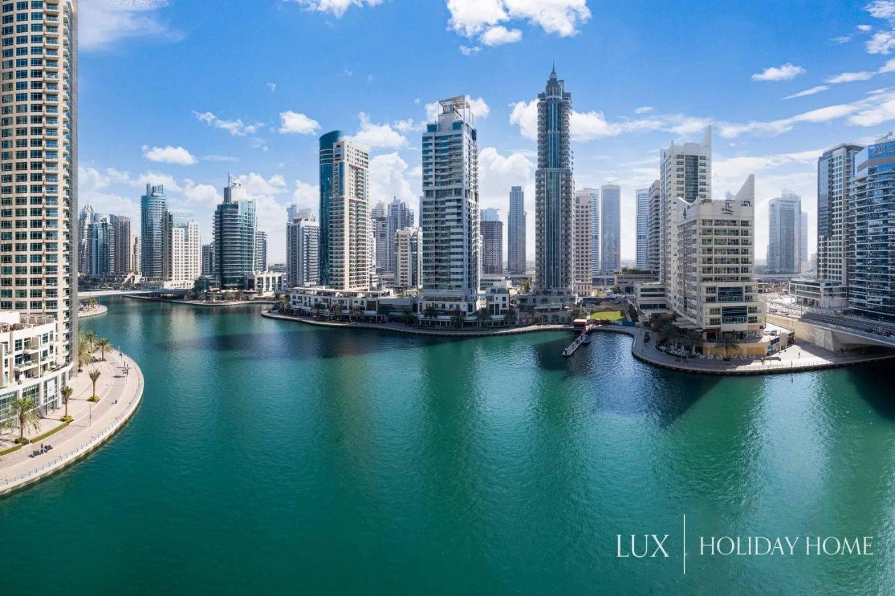 دبي Lux - Contemporary Suite With Full Marina View المظهر الخارجي الصورة