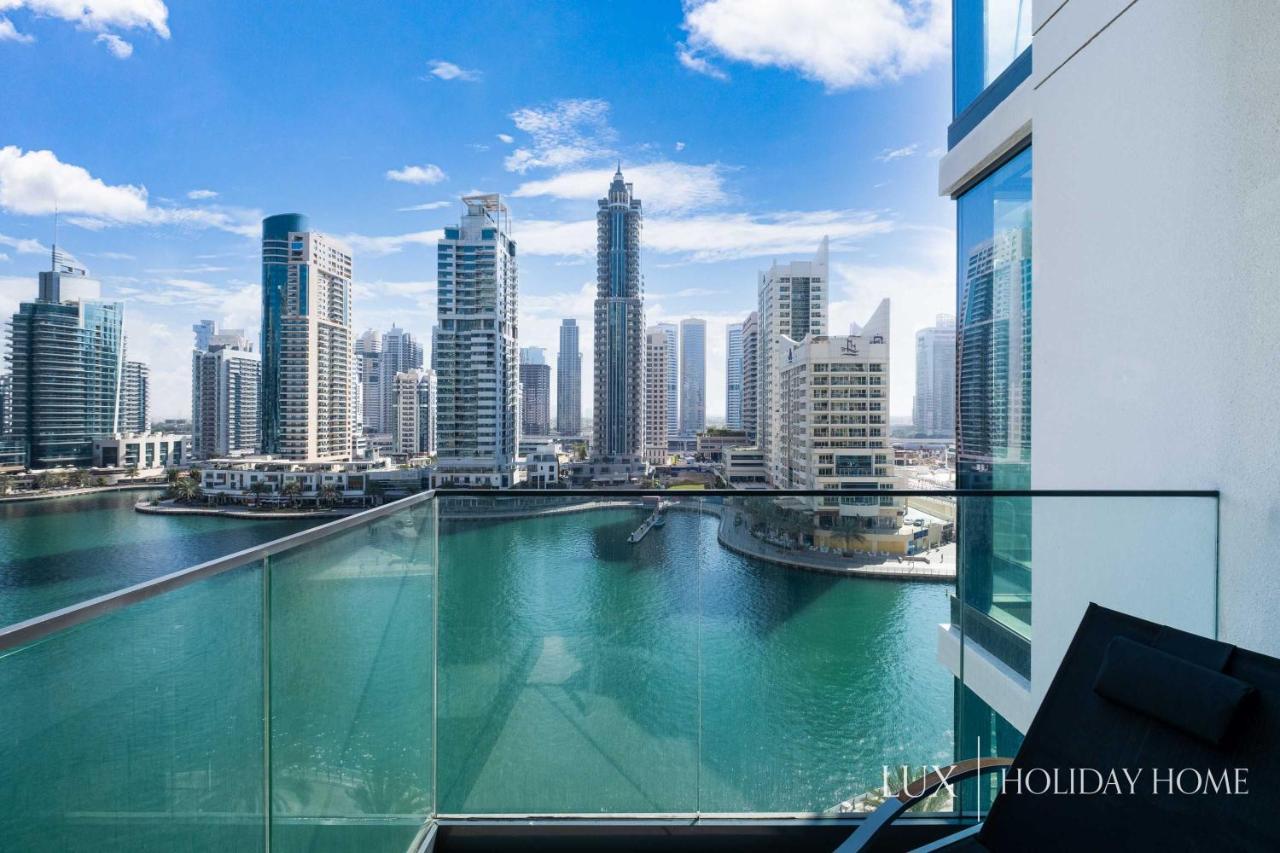 دبي Lux - Contemporary Suite With Full Marina View المظهر الخارجي الصورة