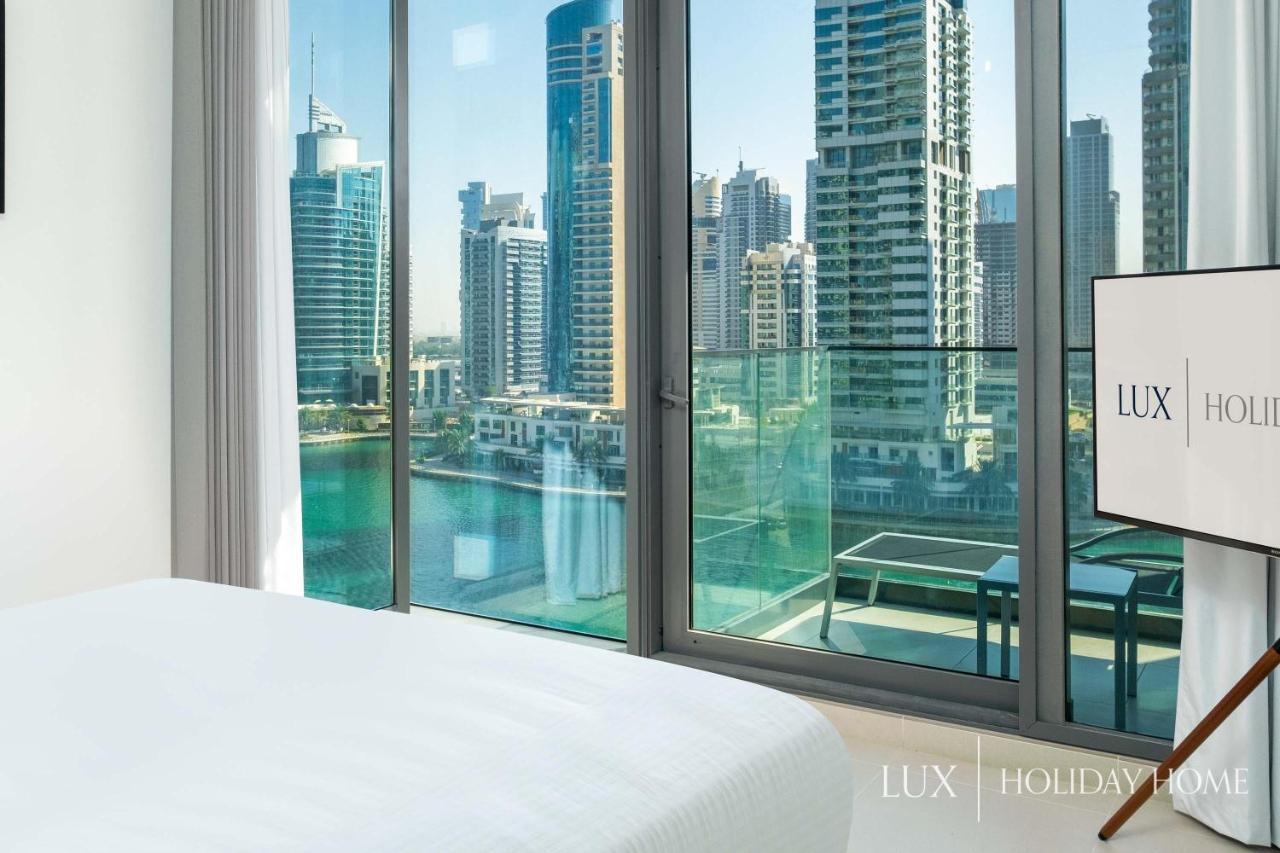 دبي Lux - Contemporary Suite With Full Marina View المظهر الخارجي الصورة