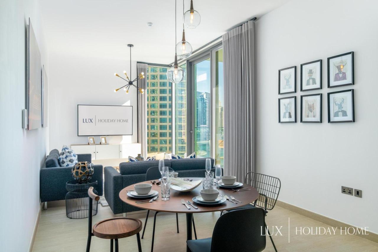 دبي Lux - Contemporary Suite With Full Marina View المظهر الخارجي الصورة