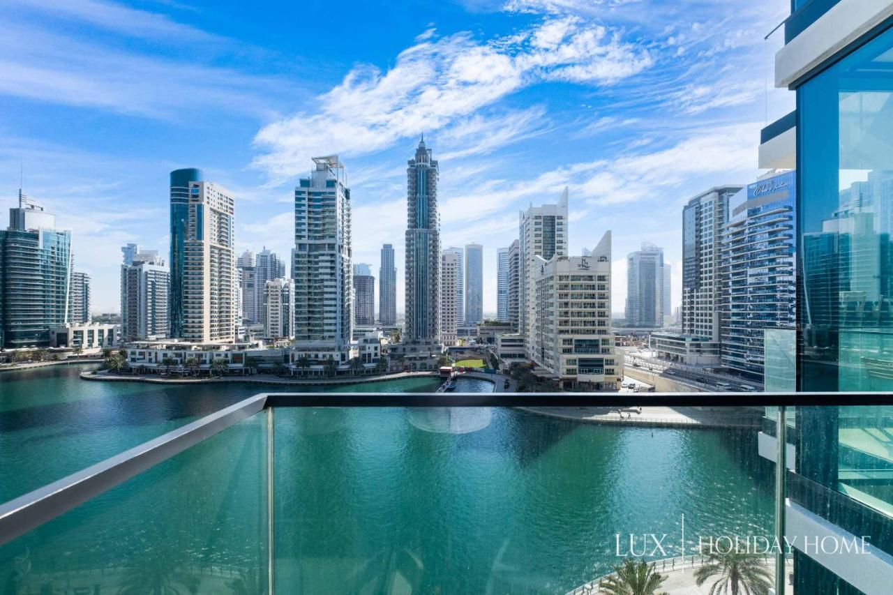 دبي Lux - Contemporary Suite With Full Marina View المظهر الخارجي الصورة