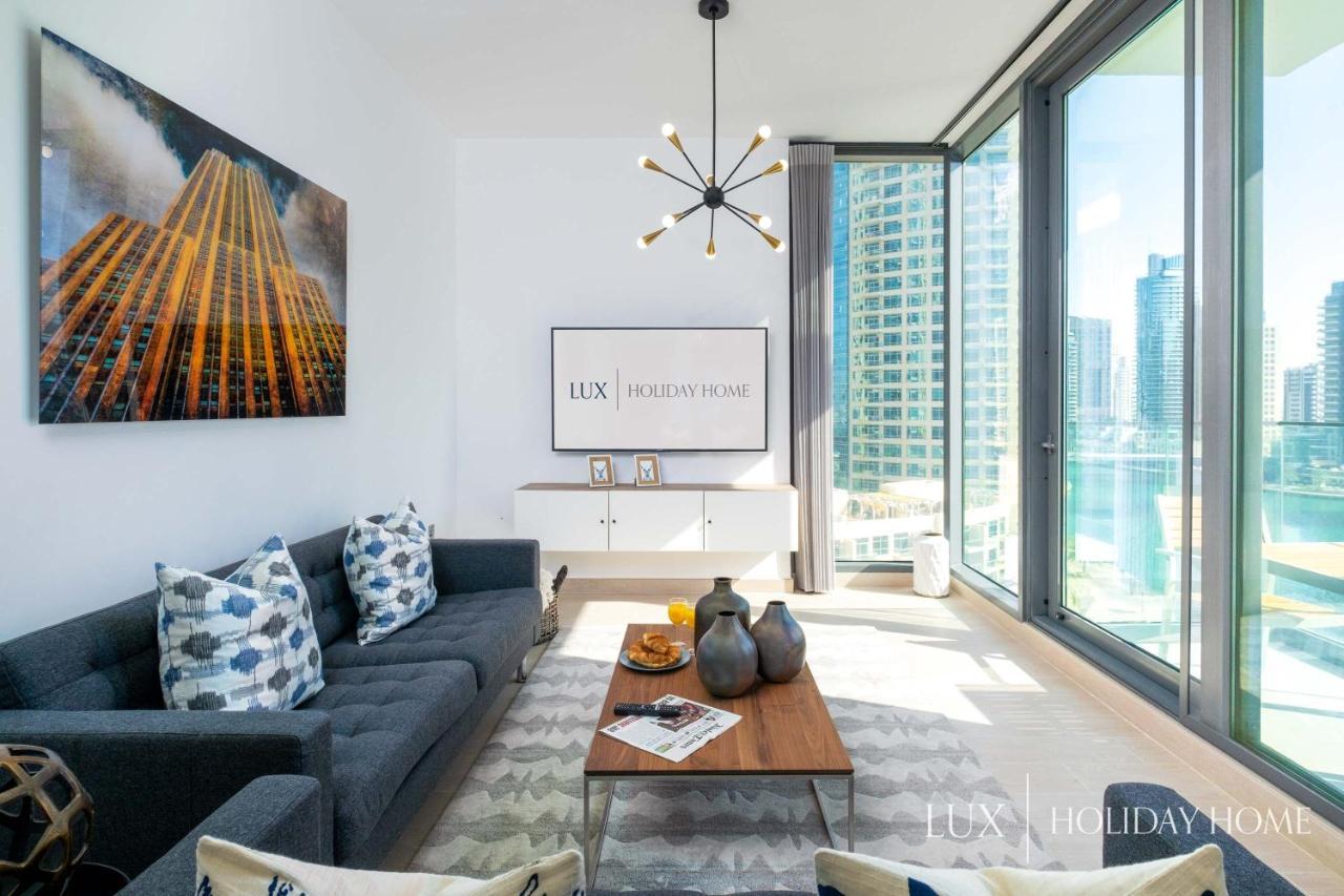 دبي Lux - Contemporary Suite With Full Marina View المظهر الخارجي الصورة