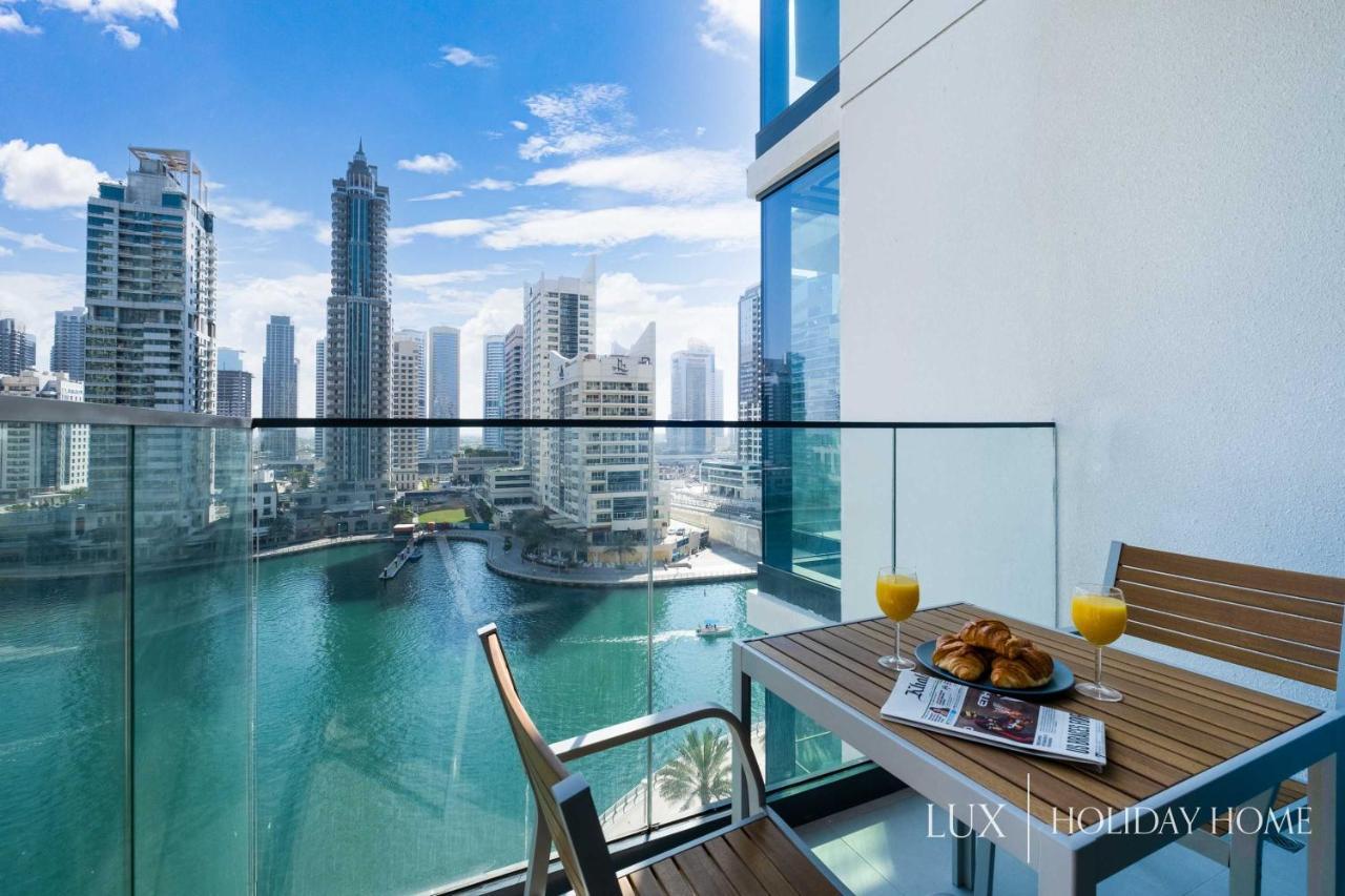 دبي Lux - Contemporary Suite With Full Marina View المظهر الخارجي الصورة