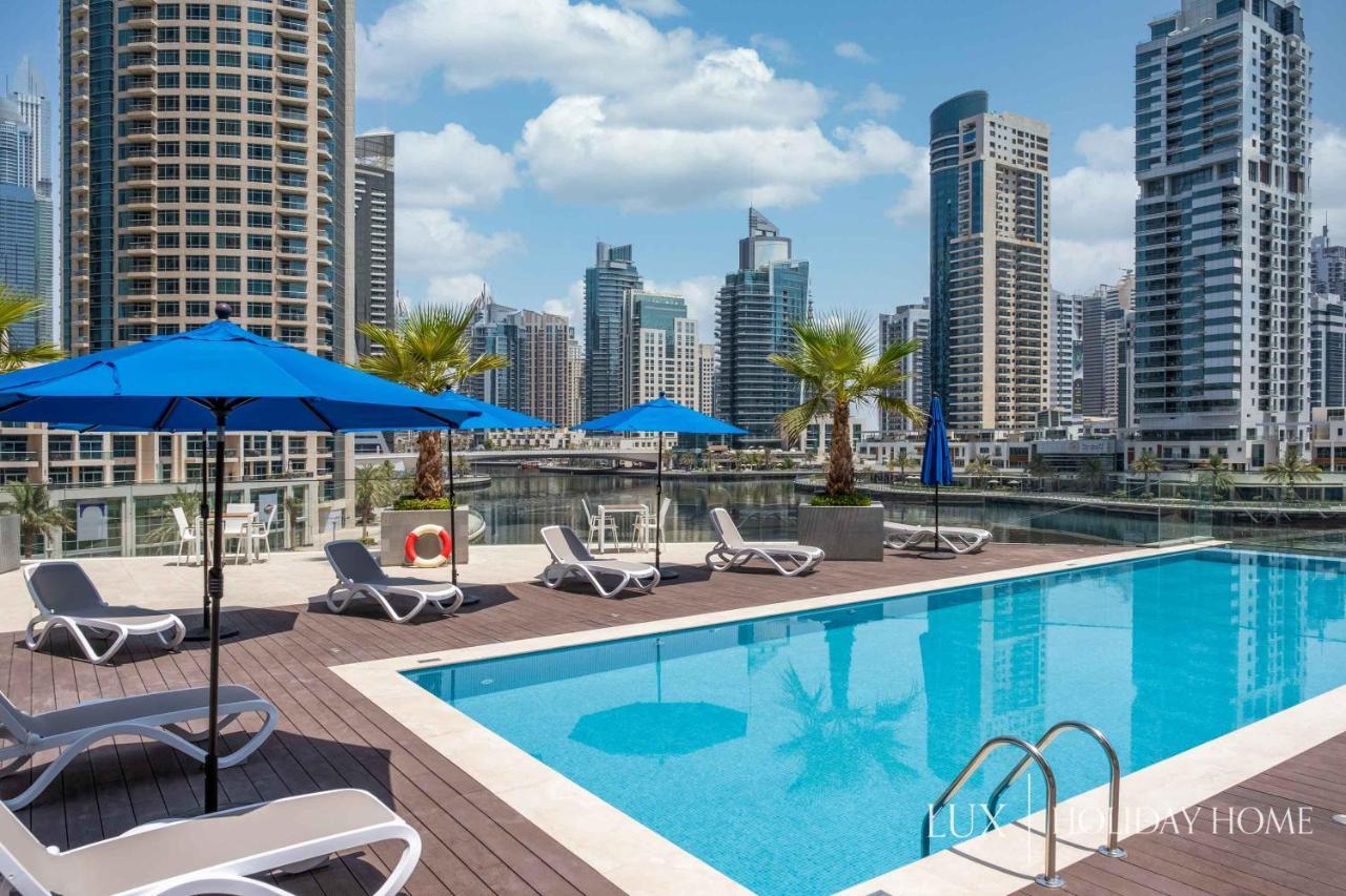 دبي Lux - Contemporary Suite With Full Marina View المظهر الخارجي الصورة